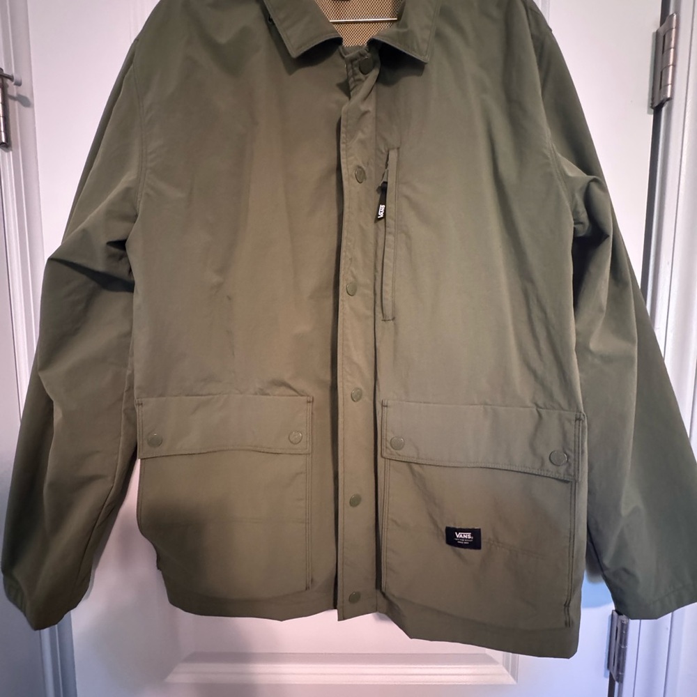 Vans Military-Style Field Jacket in Olive